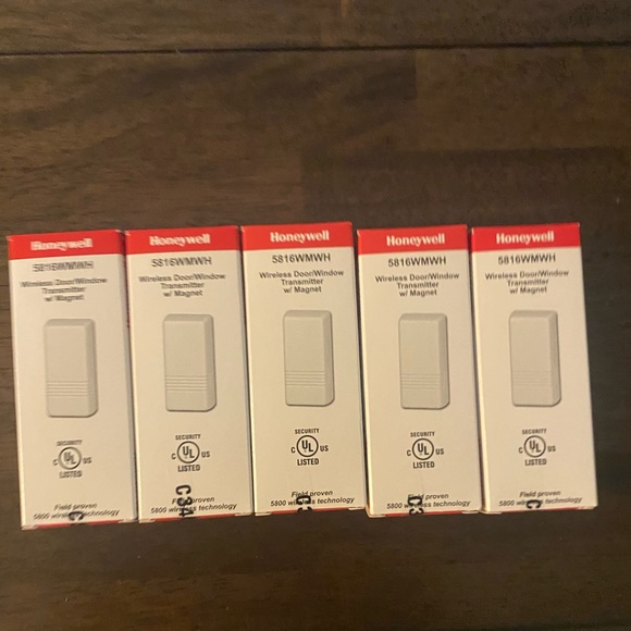 Honeywell | Other | Set Of 5 Honeywell Wireless Doorwindow Transmitter ...